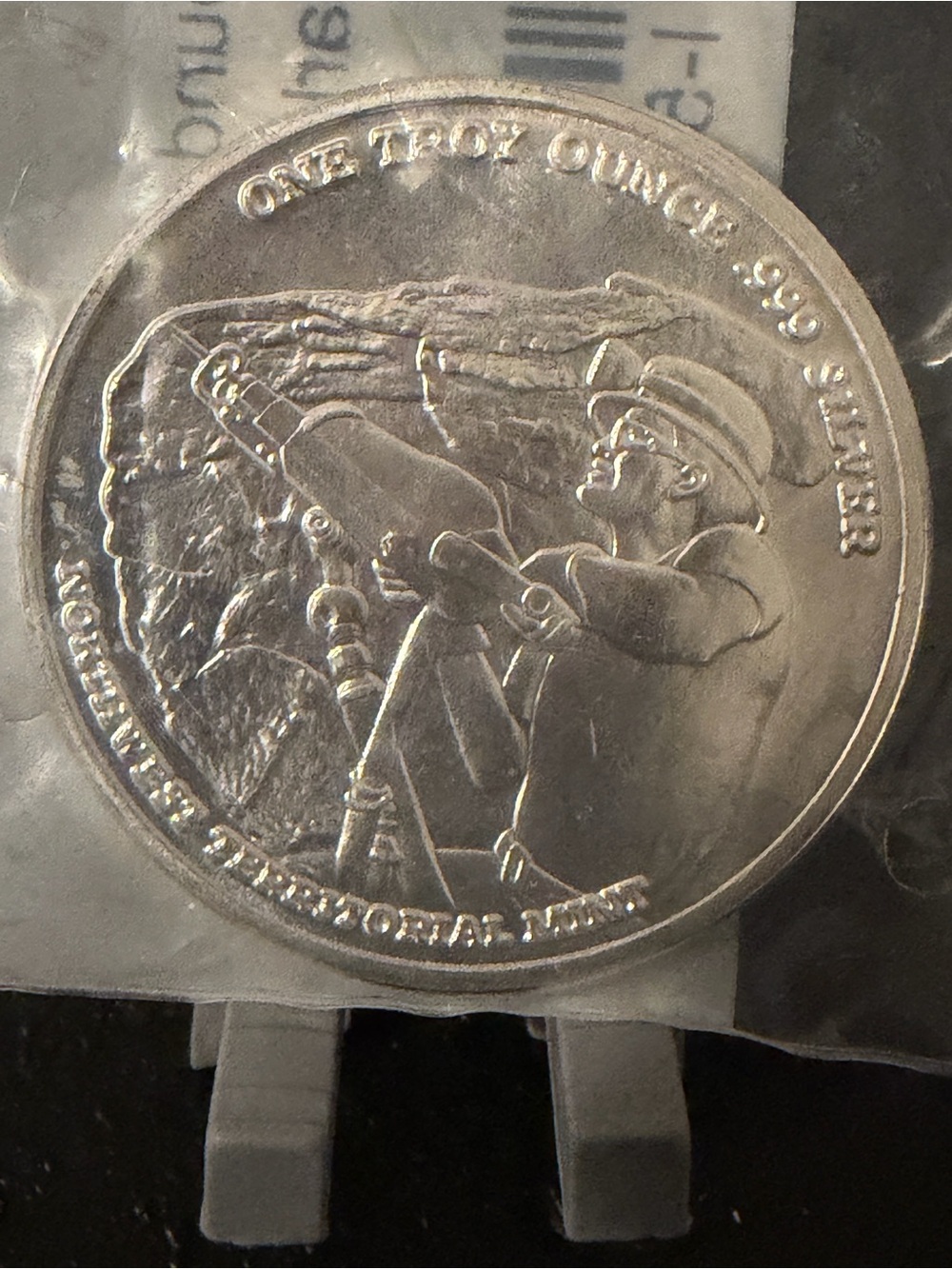 Silver One Troy Ounce .999 Silver Pan American Mint Silver